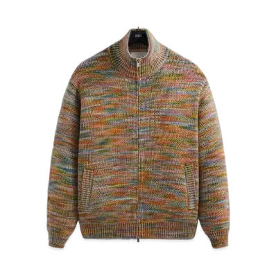 Kith Space Dye Wyona Full Zip Sweater "Multi"