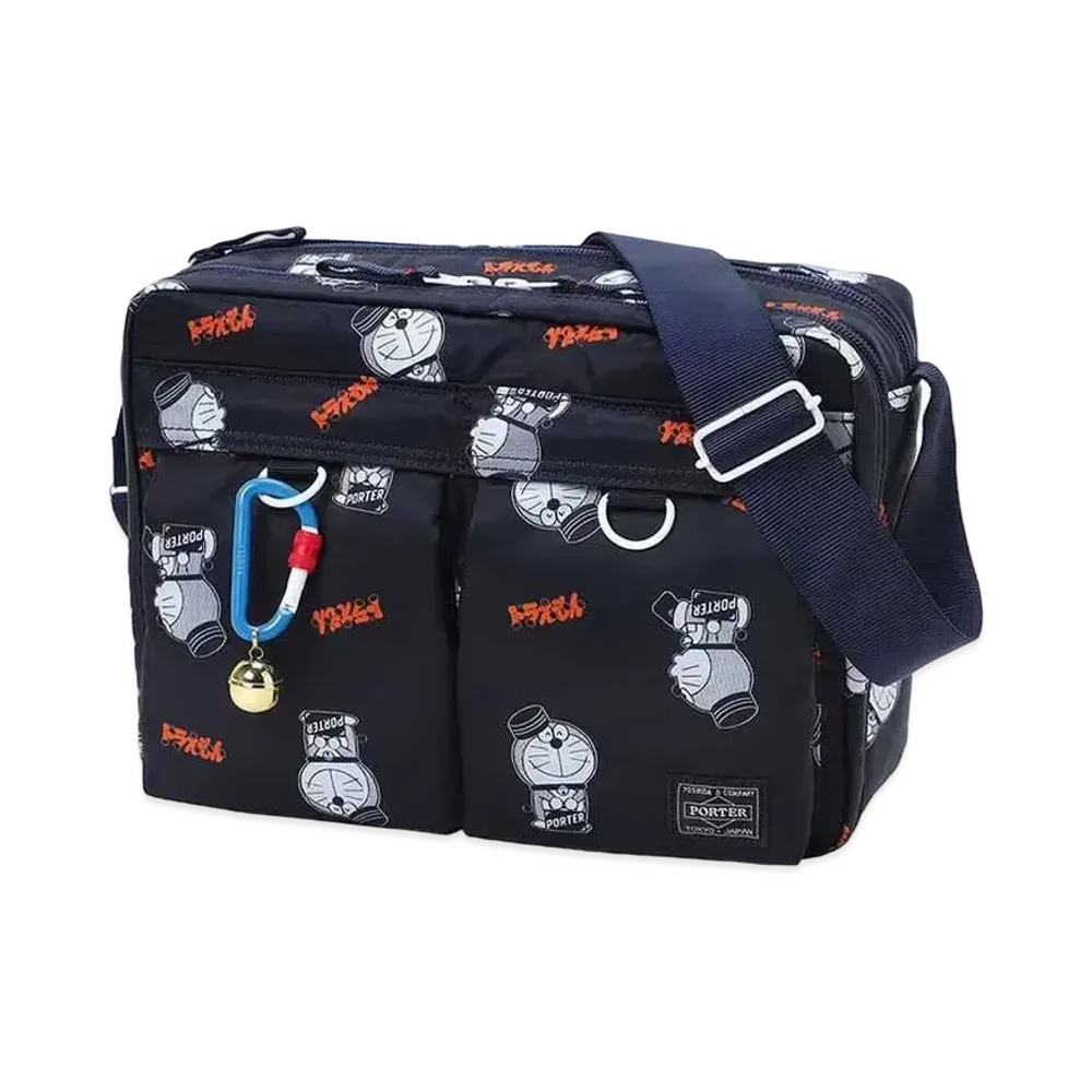 PORTER x Doraemon Shoulder Bag "Navy"