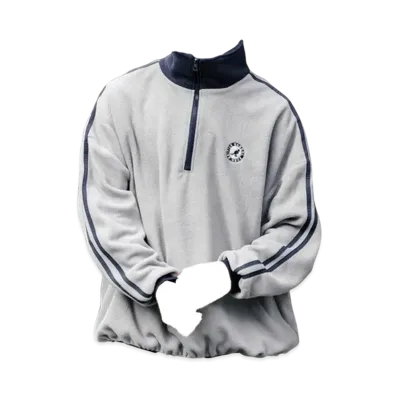KANGOL Rocky Monroe Exclusive Micro Fleece Half Zip Sweatshirt "Grey3"