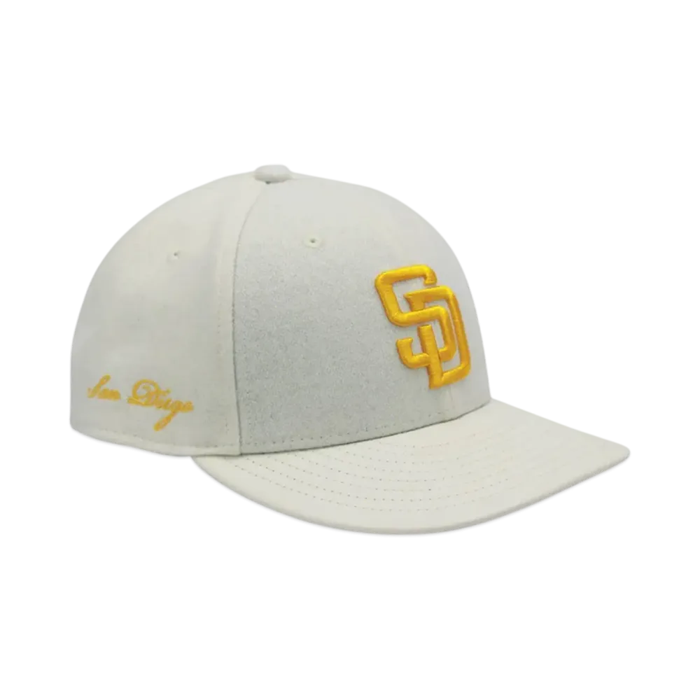 NEW ERA x THE CAP LP 59Fifty 'THE VINTAGE 2.0' San Diego Padres "White"