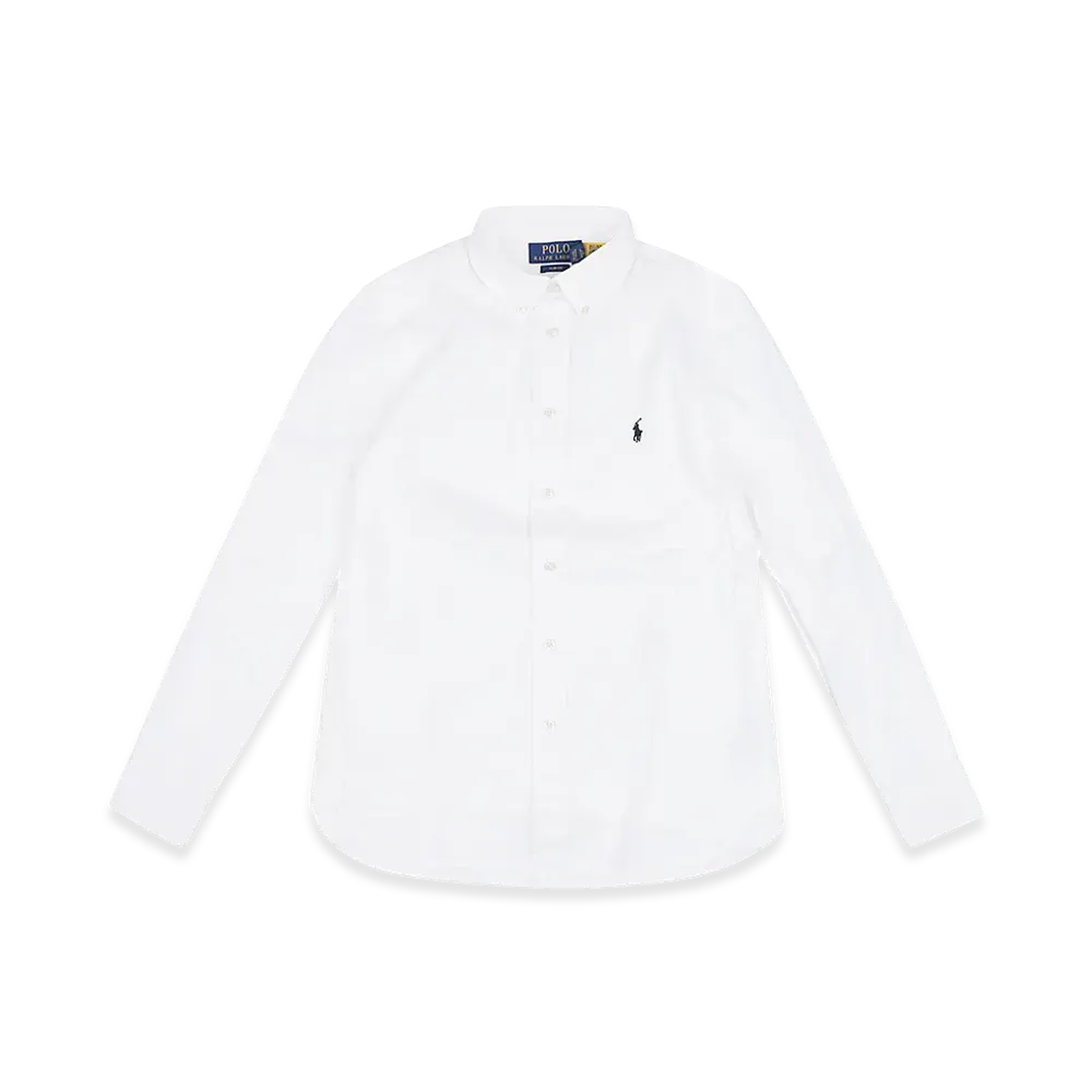 Polo Ralph Lauren Kids Oxford Slim Fit Shirt "White"