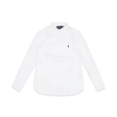 Polo Ralph Lauren Kids Oxford Slim Fit Shirt "White"