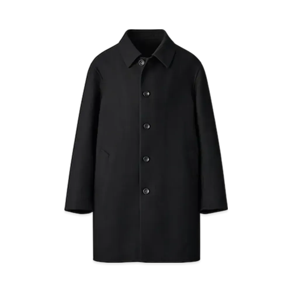 Uniqlo C Men'S Double Face Coat "Black"