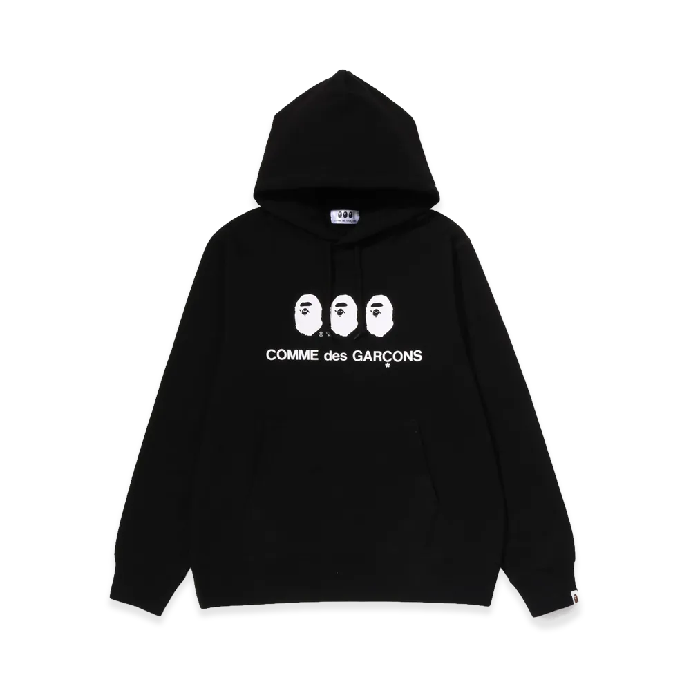 A BATHING APE x COMME des GARCONS CDG Osaka Bape Pullover Hoodie "Black"