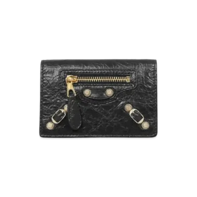 BALENCIAGA Sheepskin Wallet "Black"