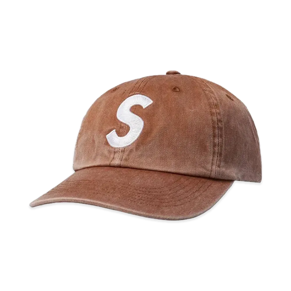 Supreme Pigment Print S Logo 6-Panel "Tan"