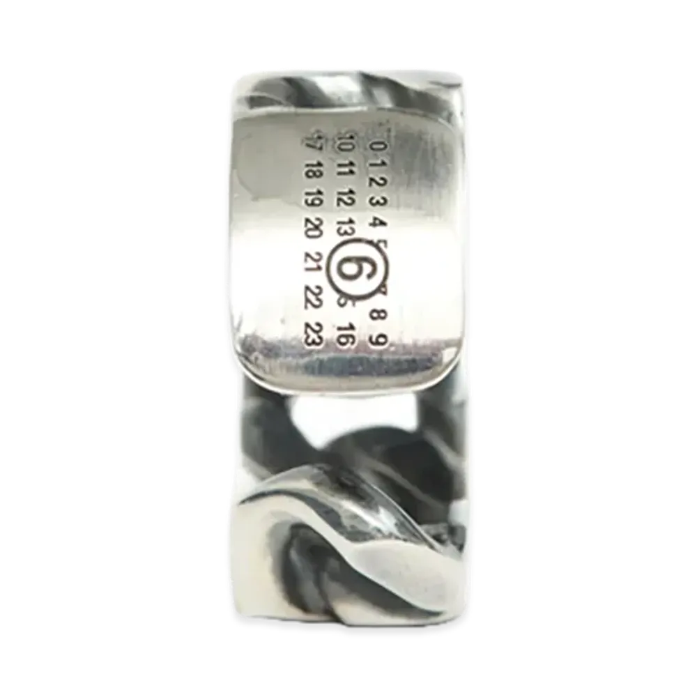 MM6 Maison Margiela Women's Chain Ear Cuff "Silver"