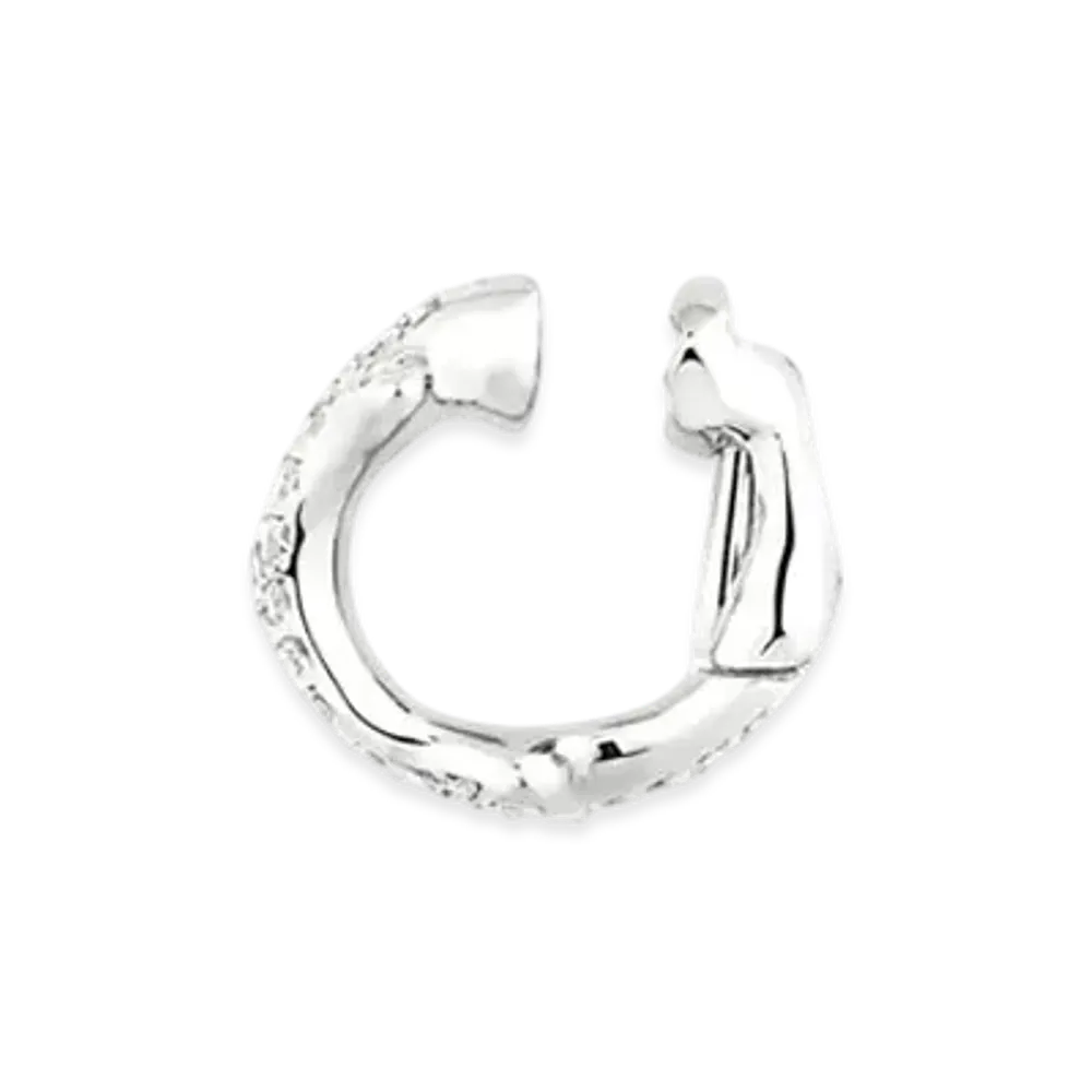 Dior Bois de Rose Single Ear Cuff White Gold/Diamond""