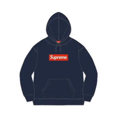 Supreme Box Logo Hooded Sweatshirt "Navy" (11FW)