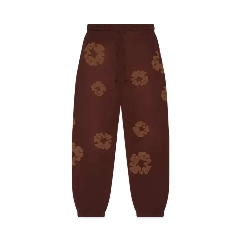 DENIM TEARS Mono Cotton Wreath Sweatpants "Brown"