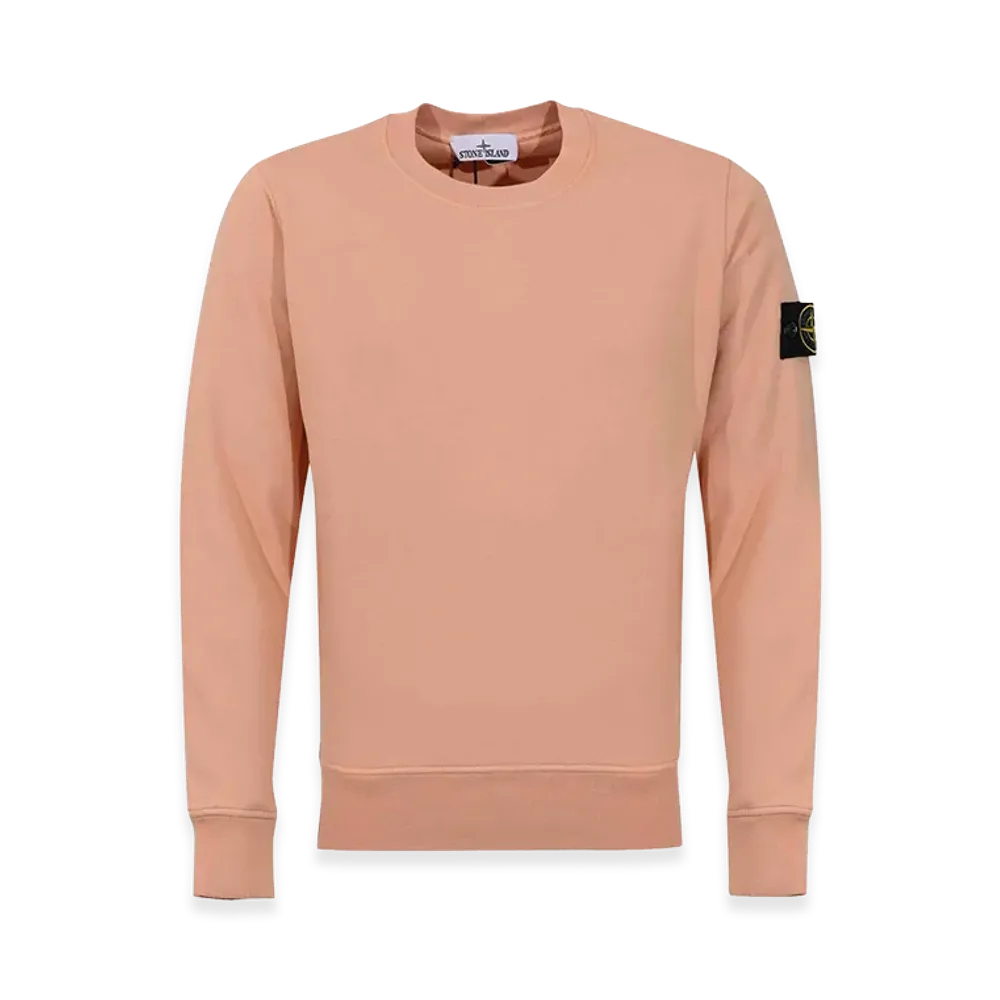 Stone Island Sweatshirt in Cotton "Plaster Pink"