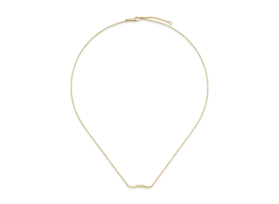 GUCCI Link To Love Necklace With Gucci Bar "Gold"