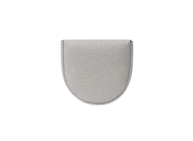 Valextra Horseshoe Type Coin Case "Ash Gray"