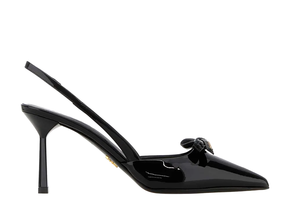 PRADA Women's Calf Leather Pumps "Black"