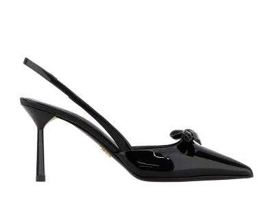 PRADA Women's Calf Leather Pumps "Black"