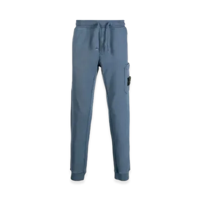 Stone Island 64551 Cotton Fleece Cargo Pants - 23SS "Avio Blue"
