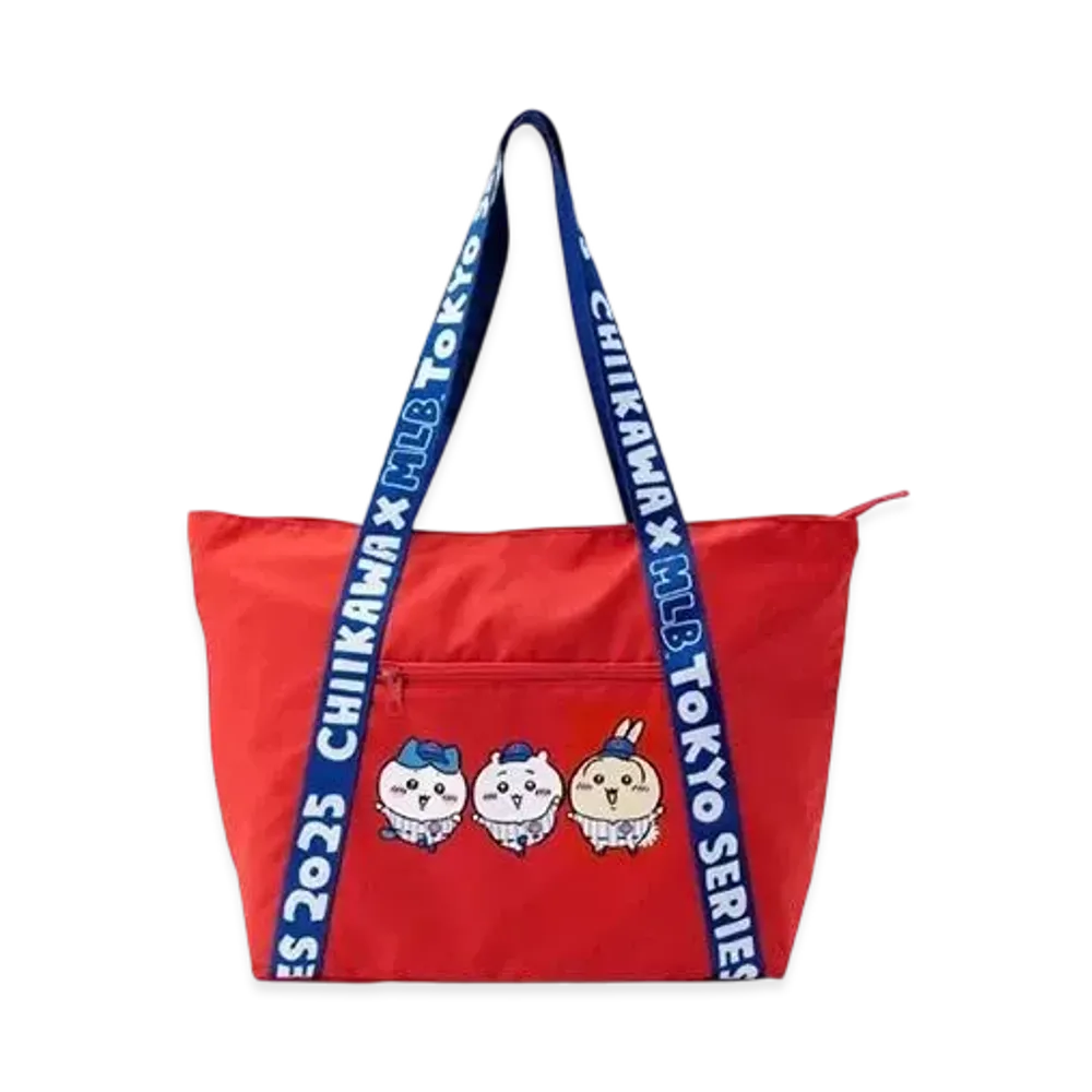MLB x Chiikawa Tokyo Series Tote Bag (Cubs) "Red"