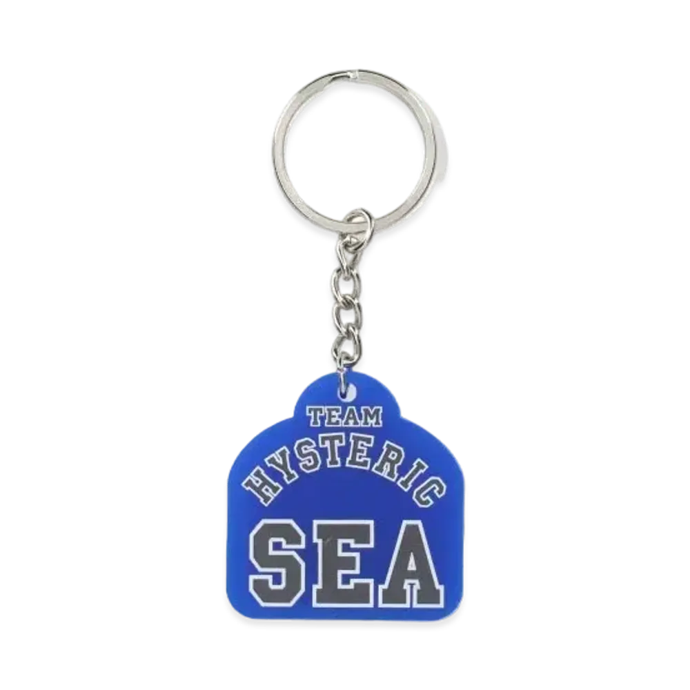 WIND AND SEA x HYSTERIC GLAMOUR Rubber Key Holder "Blue"