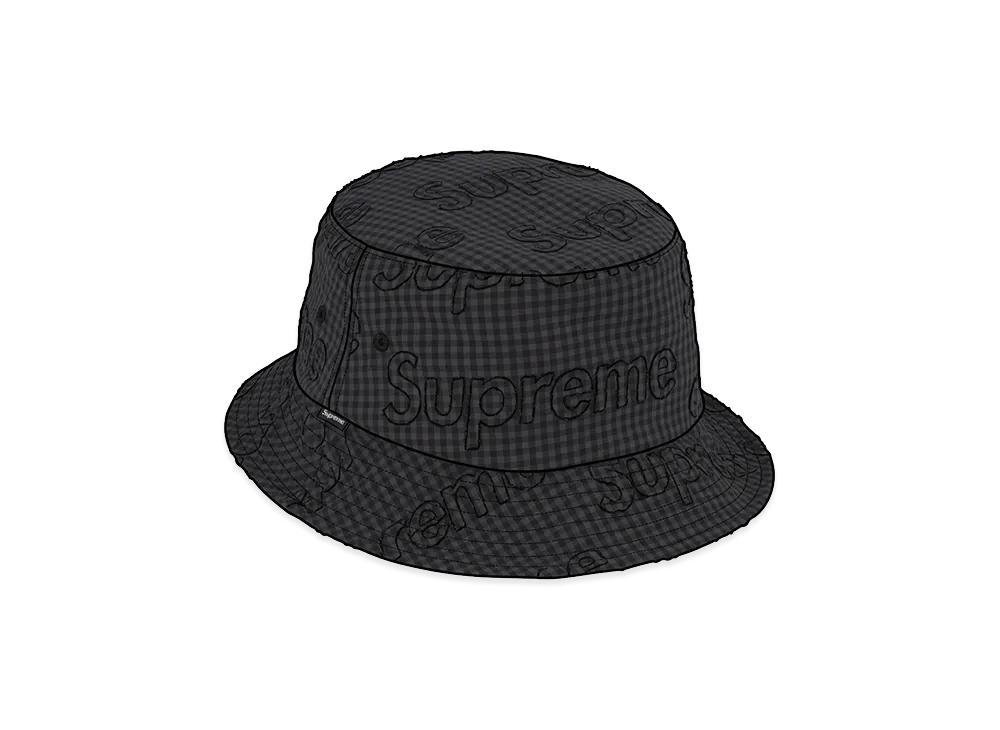 Supreme Monogram Gingham Crusher "Black"