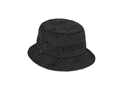 Supreme Monogram Gingham Crusher "Black"
