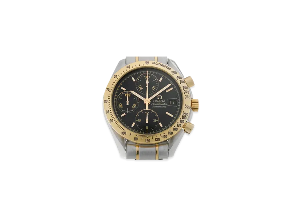 OMEGA Speedmaster Date "Stainless Steel/Black/Yellow Gold" 3313.50
