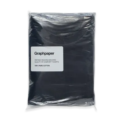 Graphpaper 2-Pack S/S Pocket Tee "Navy"
