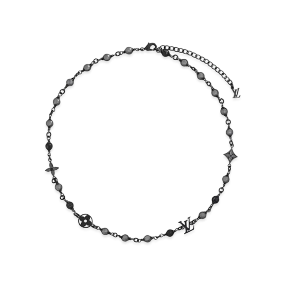 Louis Vuitton LV Pearls Necklace "Noir"