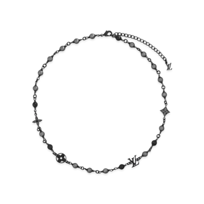 Louis Vuitton LV Pearls Necklace "Noir"