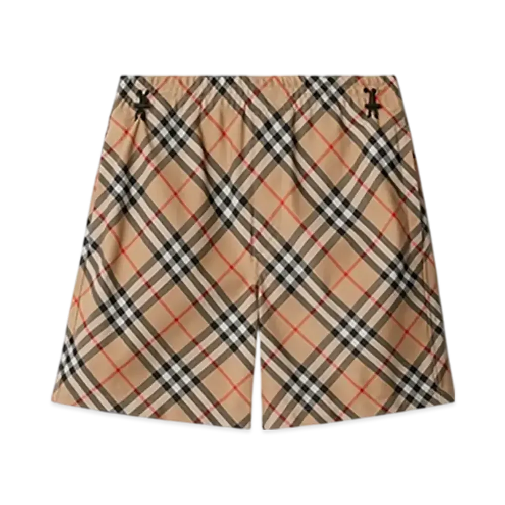 Burberry Check Short Pants "Sand"