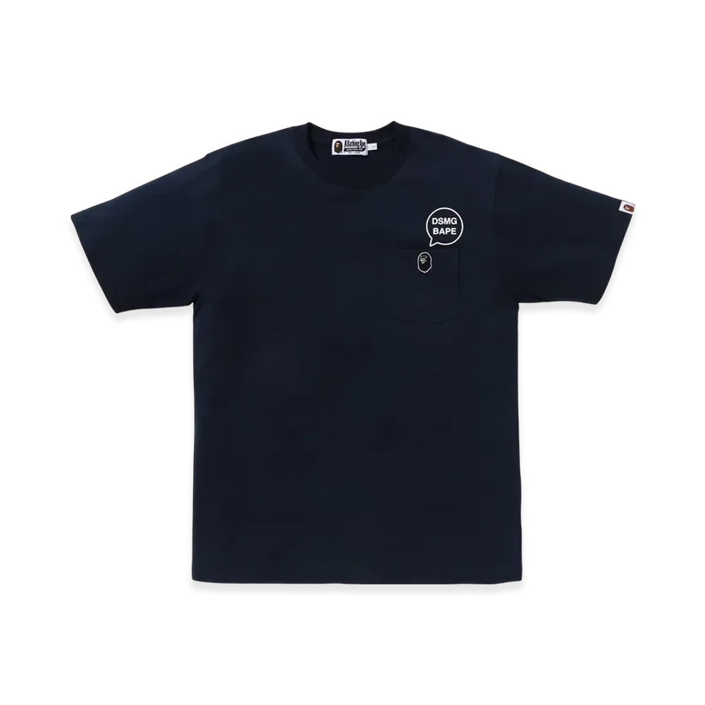 A BATHING APE x Dover Street Market Ginza Pocket Tee "Navy"