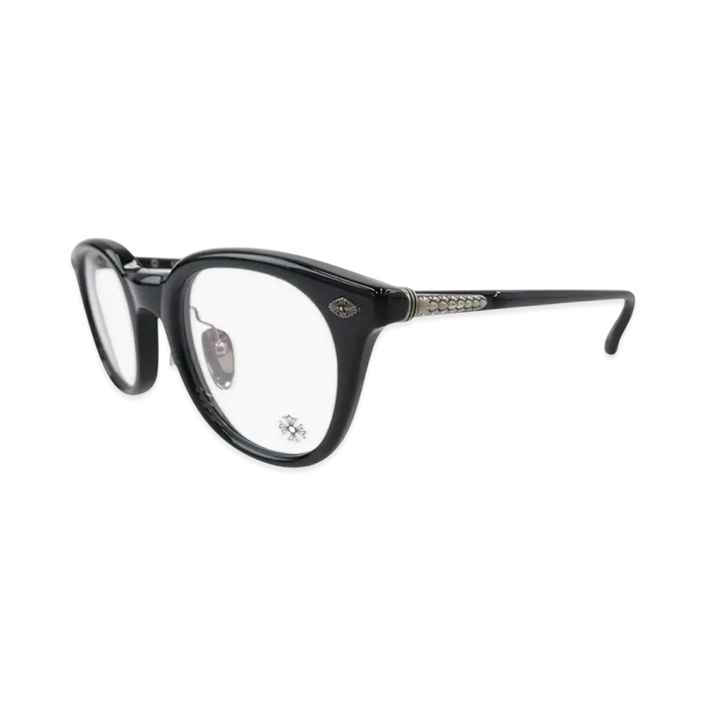 Chrome Hearts Fleur Knee Just In Temple Boston Eyewear "Black"