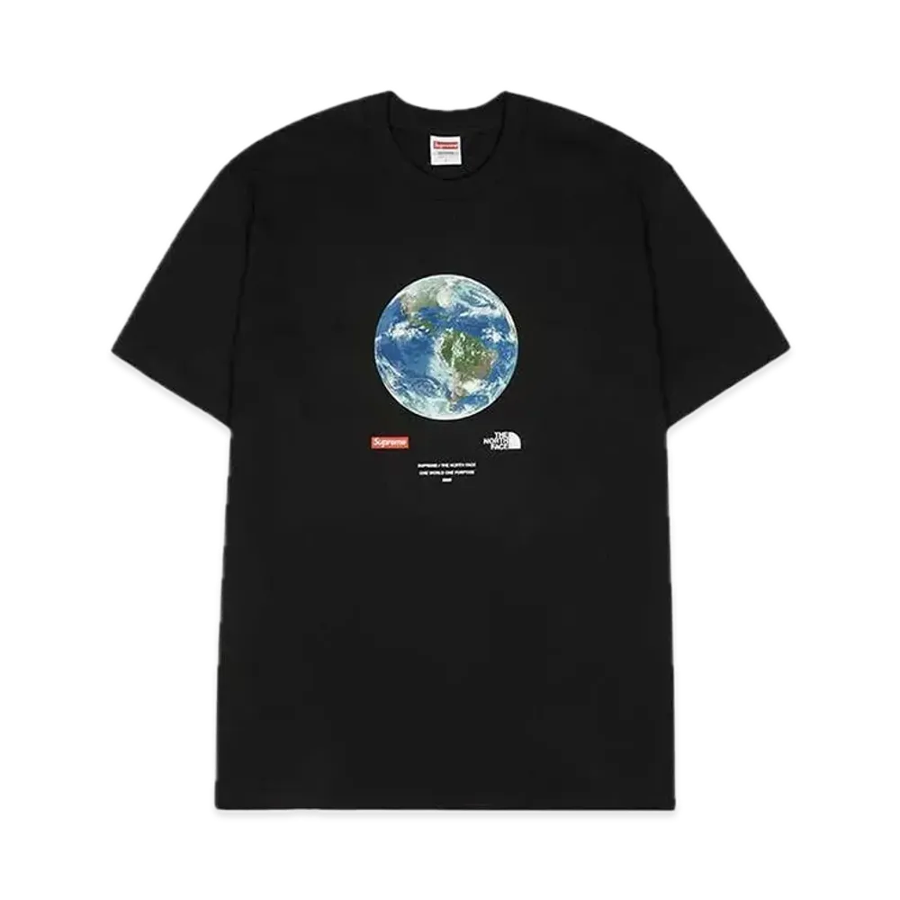 Supreme x The North Face One World Tee "Black"