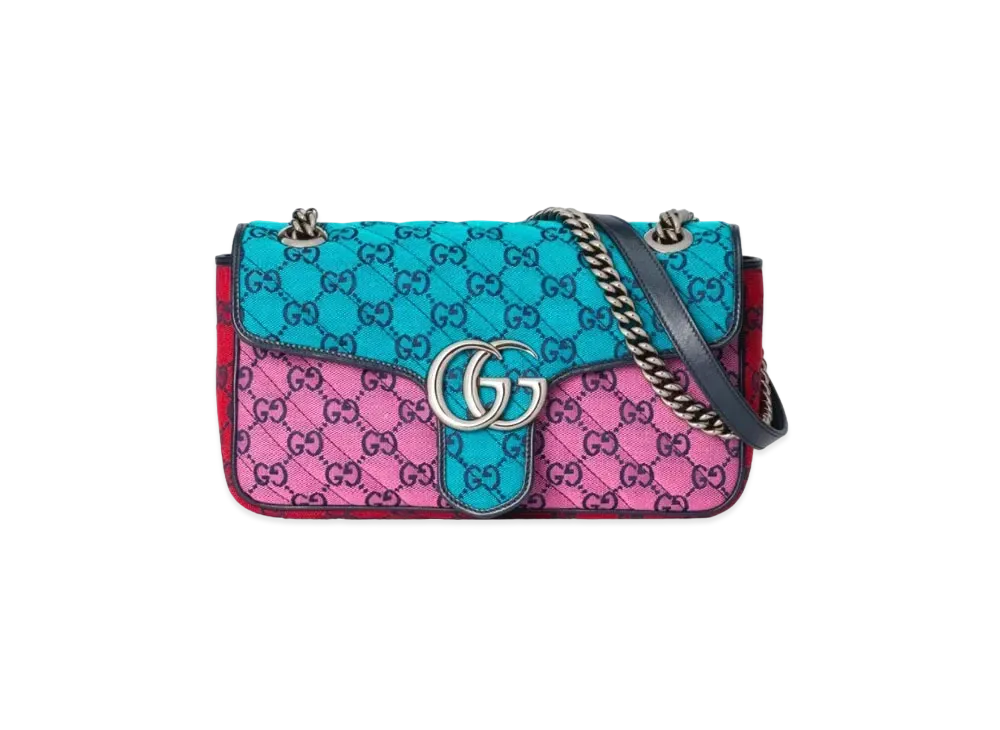 GUCCI グッチ/GGマーモント ショルダーバッグ /443497/498***/Aランク/67【中古】 GUCCI】グッチ『GGマーモント マルチカラー スモールショルダーバッグ