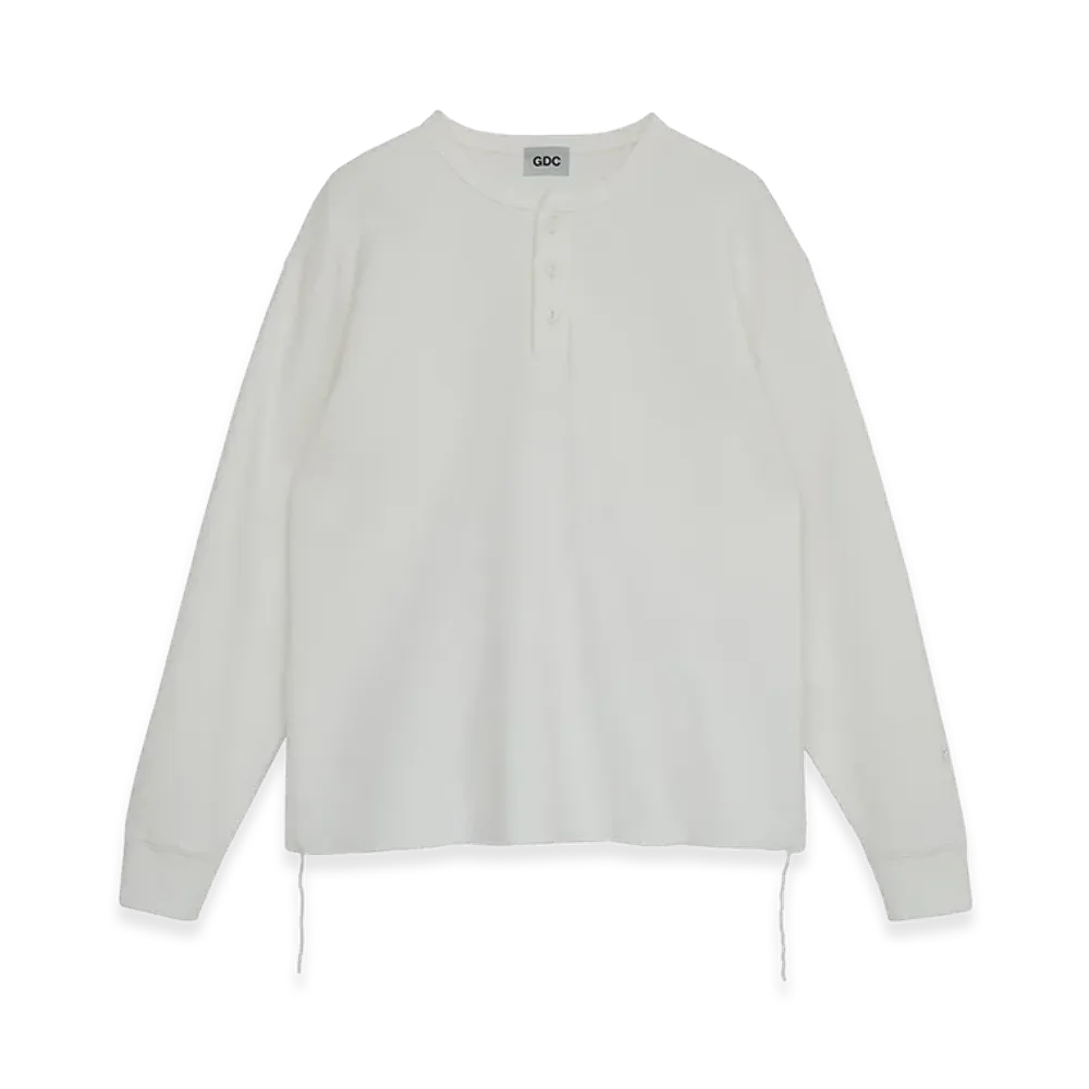 GDC Thermal Long Sleeve Tee "White"