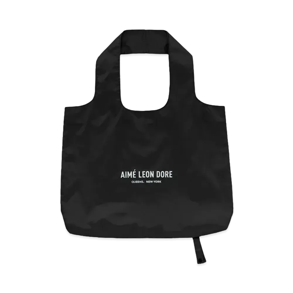 Aime Leon Dore Packable Logo Tote "Black"
