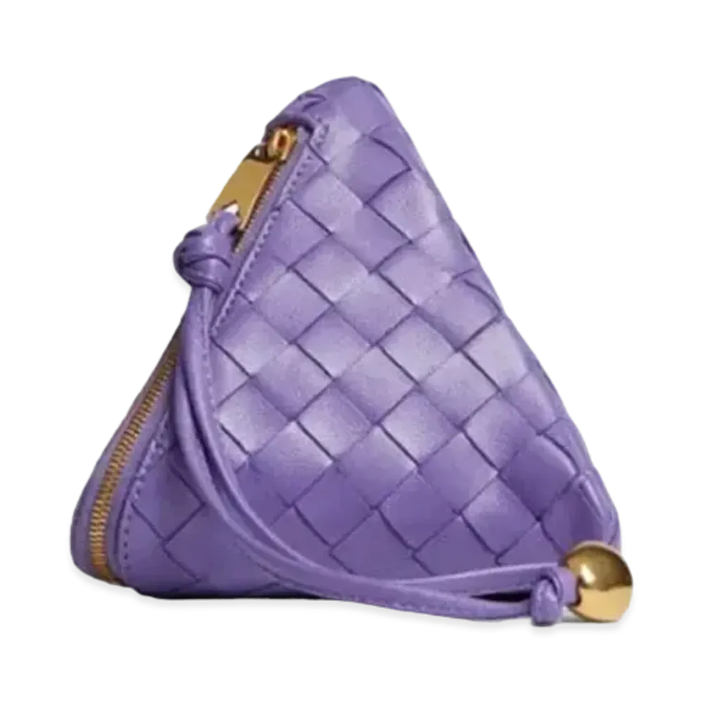 Bottega Veneta Pyramid Clutch "Purple"