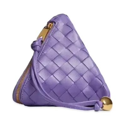 Bottega Veneta Pyramid Clutch "Purple"