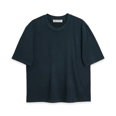 OUR LEGACY Women's Big T-Shirt "Worn Blue Legacy Jersey"