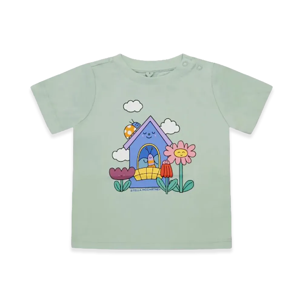 STELLA McCARTNEY Kids T-Shirts "Green"