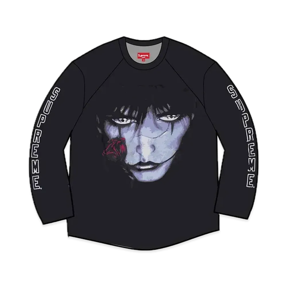 Supreme The Crow Raglan L/S Top #1 "Black"