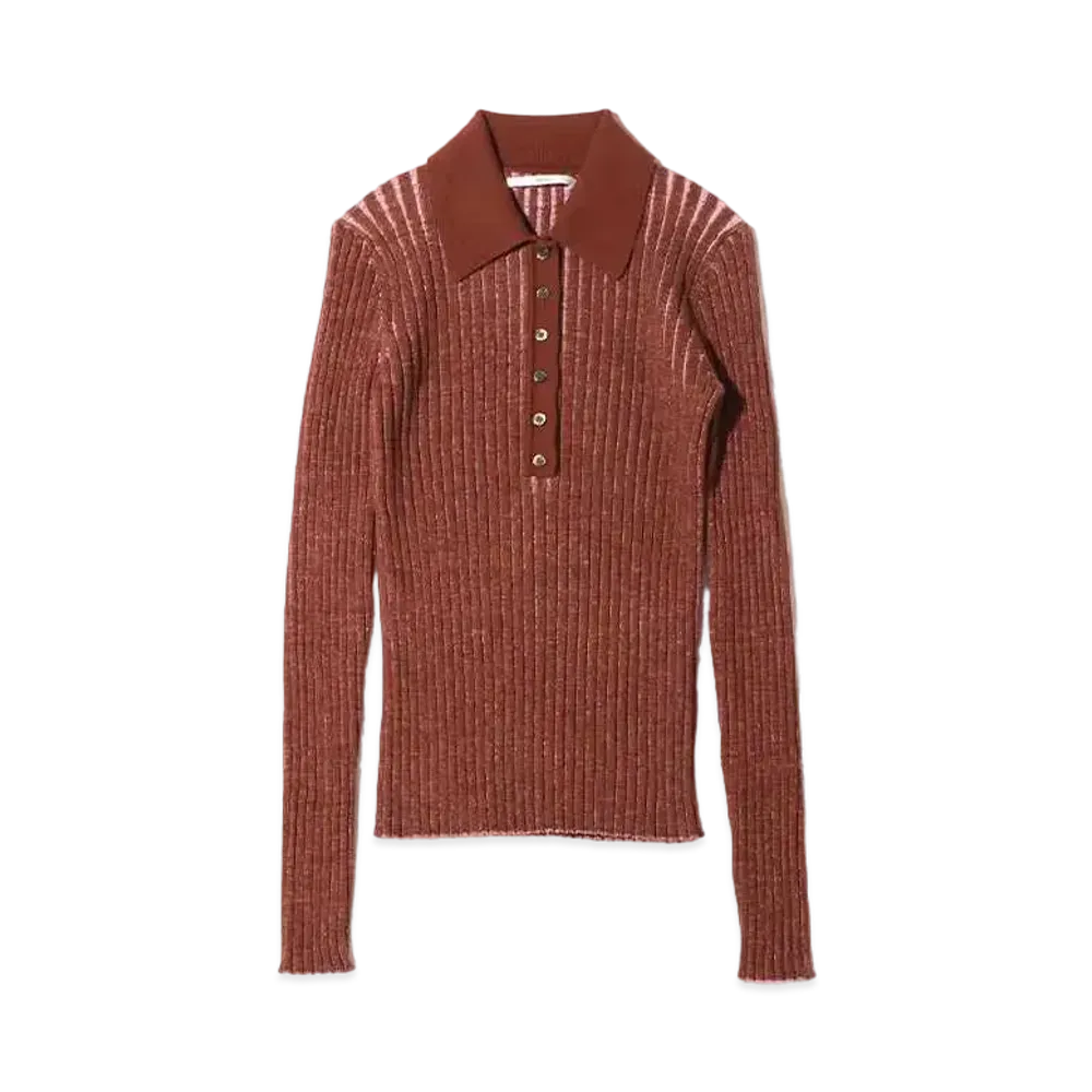 atmos pink High Quality Rib Knit "Brown"