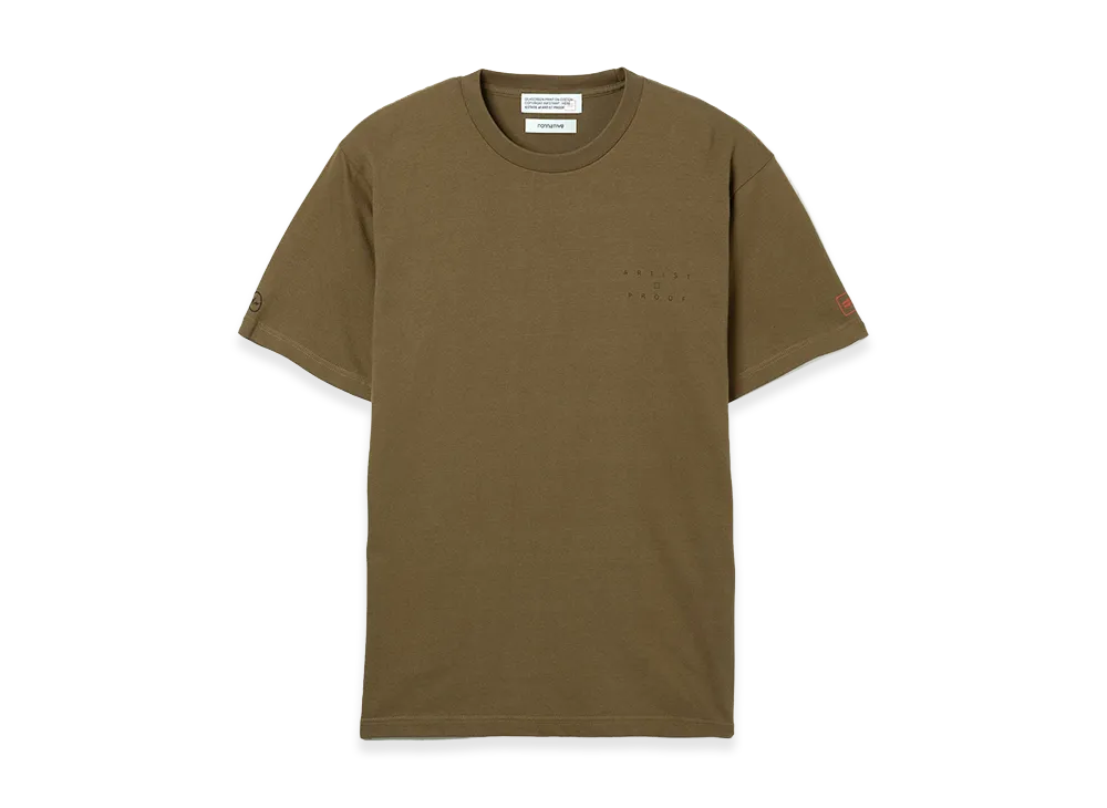 nonnative x Artist Proof x FRAGMENT S/S Tee Innovaten "Olive"