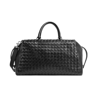 Bottega Veneta Zip Tape Weekender "/Black"