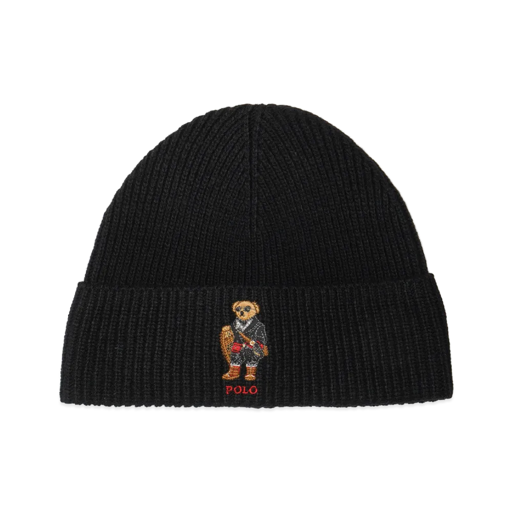 Polo Ralph Lauren Holiday Bear Beanie "Black"