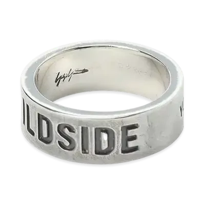 WILDSIDE YOHJI YAMAMOTO Wildside Silver Logo Ring "Silver"