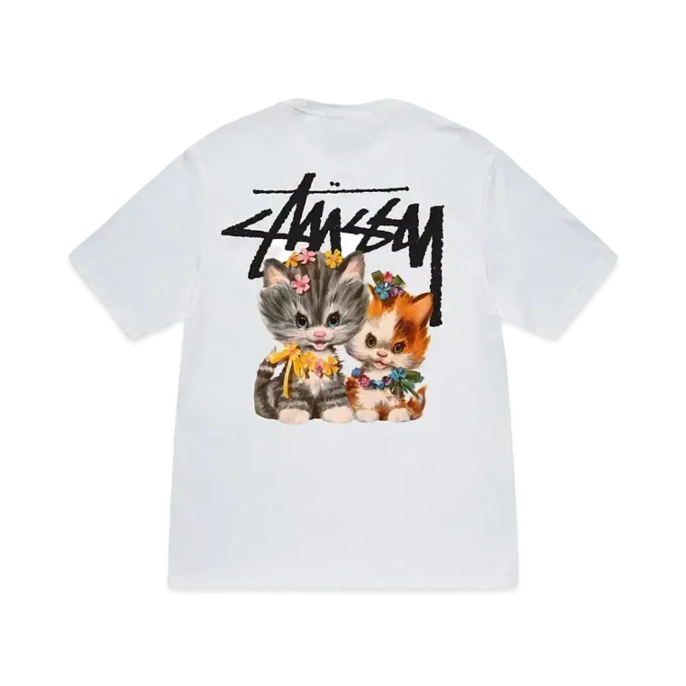 Stussy Kittens Tee "White"