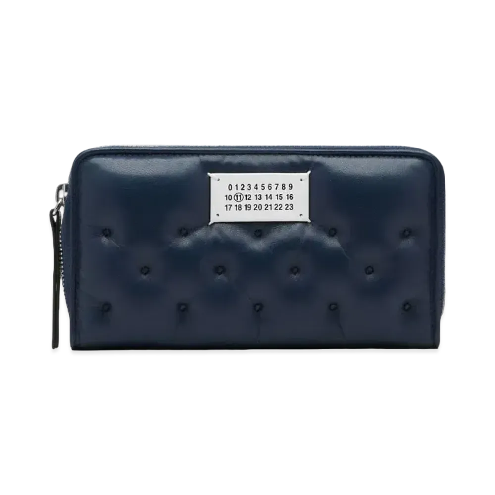 Maison Margiela Glam Slam Embroidered Wallet "Dark Blue"
