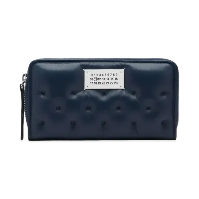 Maison Margiela Glam Slam Embroidered Wallet "Dark Blue"