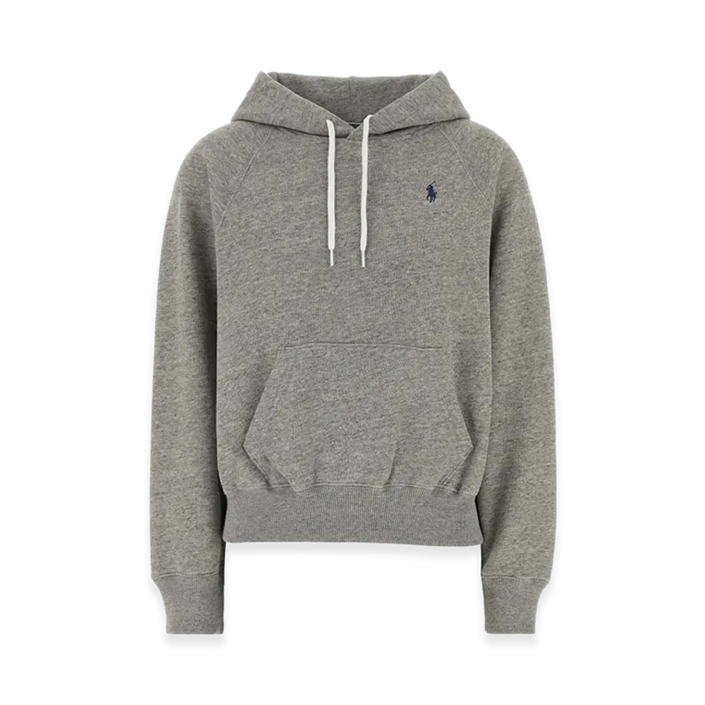 Polo Ralph Lauren Women's Cotton Blend Hoodie "Gray"