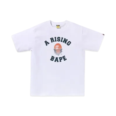 A BATHING APE A Rising Bape Tee "White"